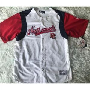 NWT Washington Nationals M Baseball Jersey